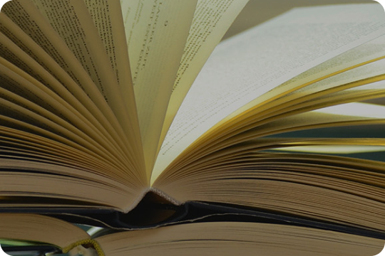 A photo of book pages flipping