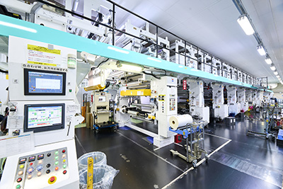 Image of a water-based printing worksite