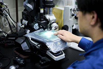 Image of an industrial science experiment